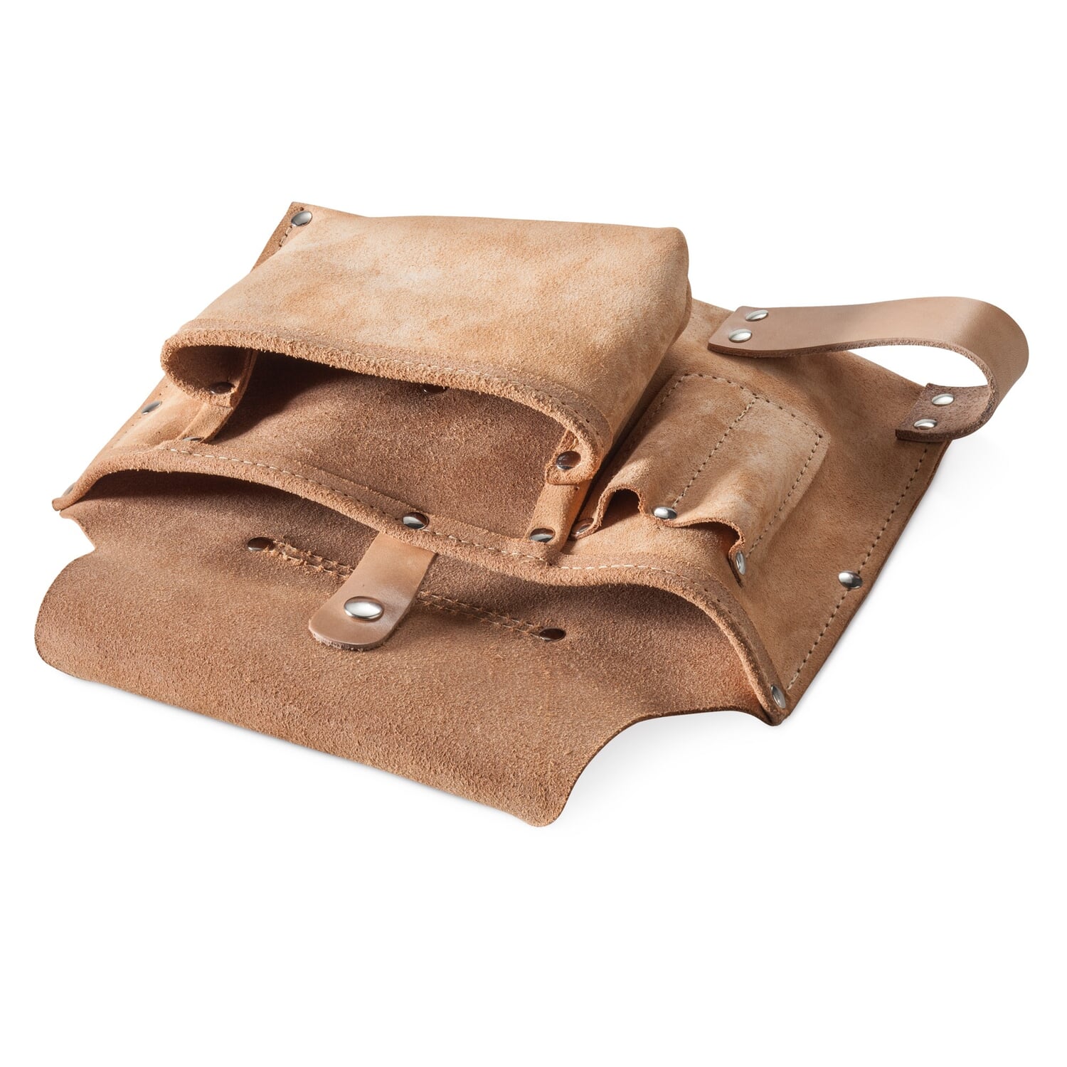 Cowhide & Tooled Belt Loop Bag