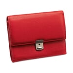 Wallet cowhide Red