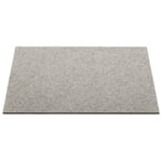 Felt Mat 45 × 35 cm Light Grey Mottled