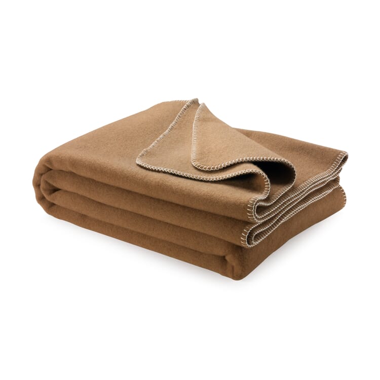Coperta in pelo di cammello
