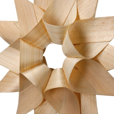 Stern Holzspan, Groß, doppelt Manufactum