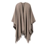 Poncho en laine d'agneau