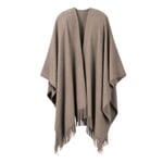 Poncho i lammeuld