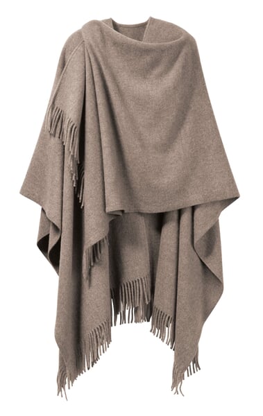 Poncho lambswool