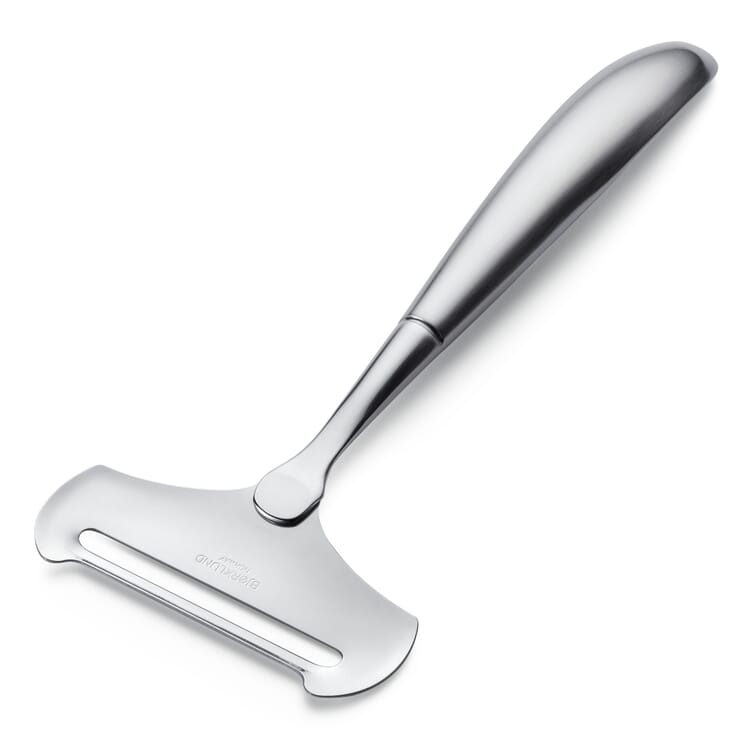 Bjørklund ostehøvl i rustfrit stål til skiveskåret ost