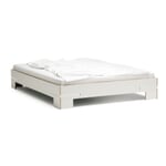 Bed belt bed white 160x200cm straps white