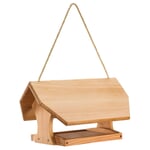 Manufactum bird feeder table larch wood