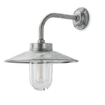 Steel Exterior Wall Lamp, right-angled