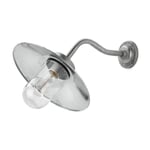 Exterior Wall Lamp, 45°-angled Steel