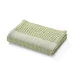 Half Linen Piqué Weave Hand Towel Green