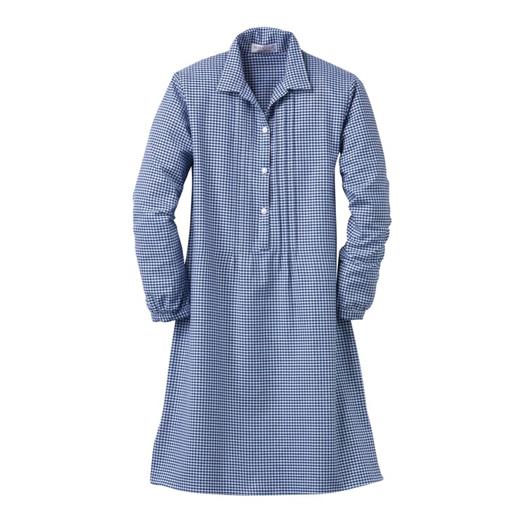 Ladies nightgown flannel, Blue