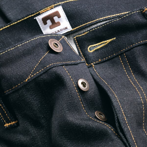 Pantalon en denim Bleu foncé, vue détaillée