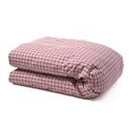 Bärenstein Checked Bed Covers Red 135 × 200 cm