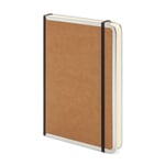 Metal Edge A5 Note Book Blank Brown