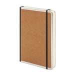 Notebook metal edge A5 Blank Brown