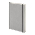 Metal Edged A4 Notebook Blank Grey