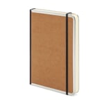 Metal Edge A5 Note Book Ruled Brown