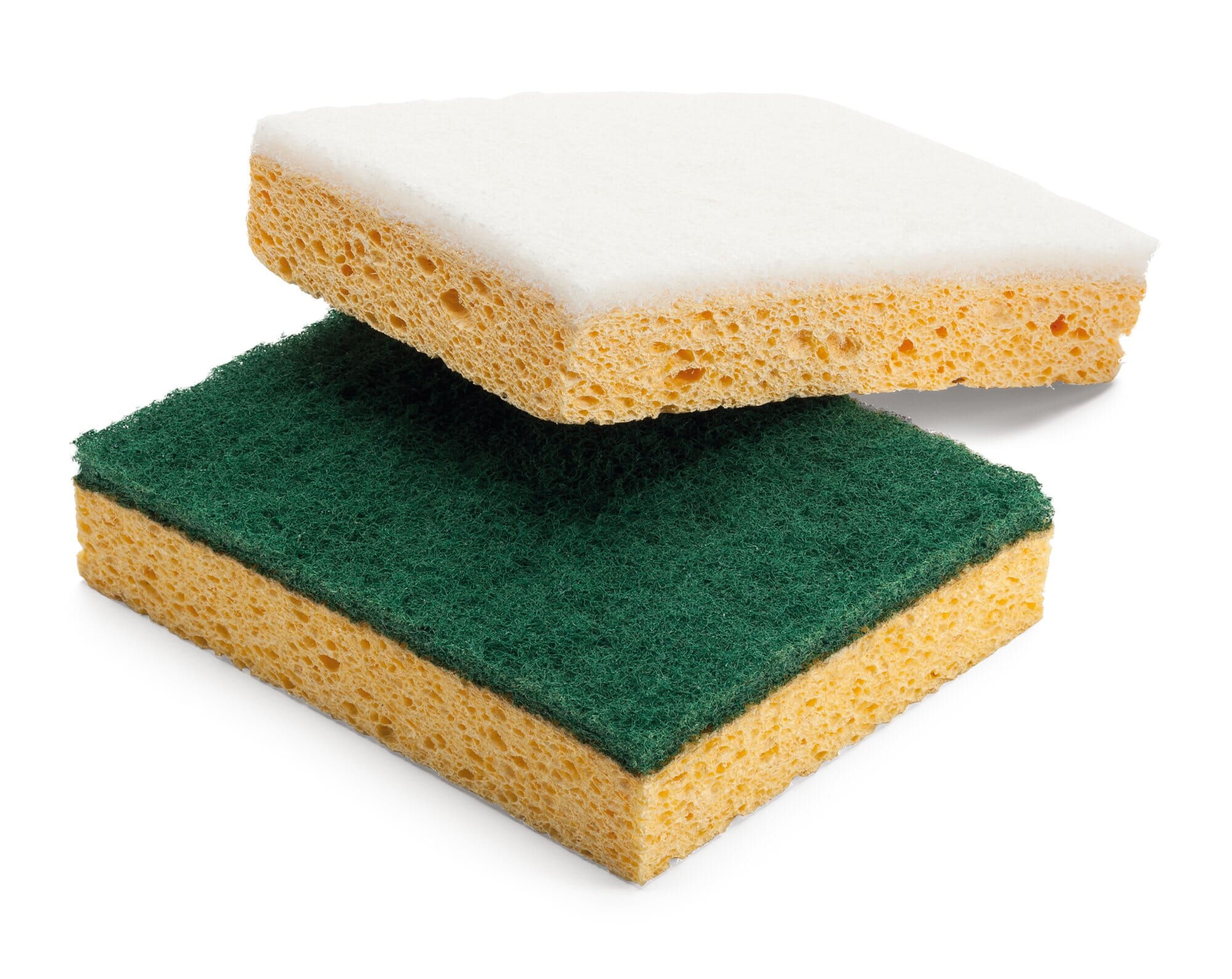 Abrasive sponge cellulose strong