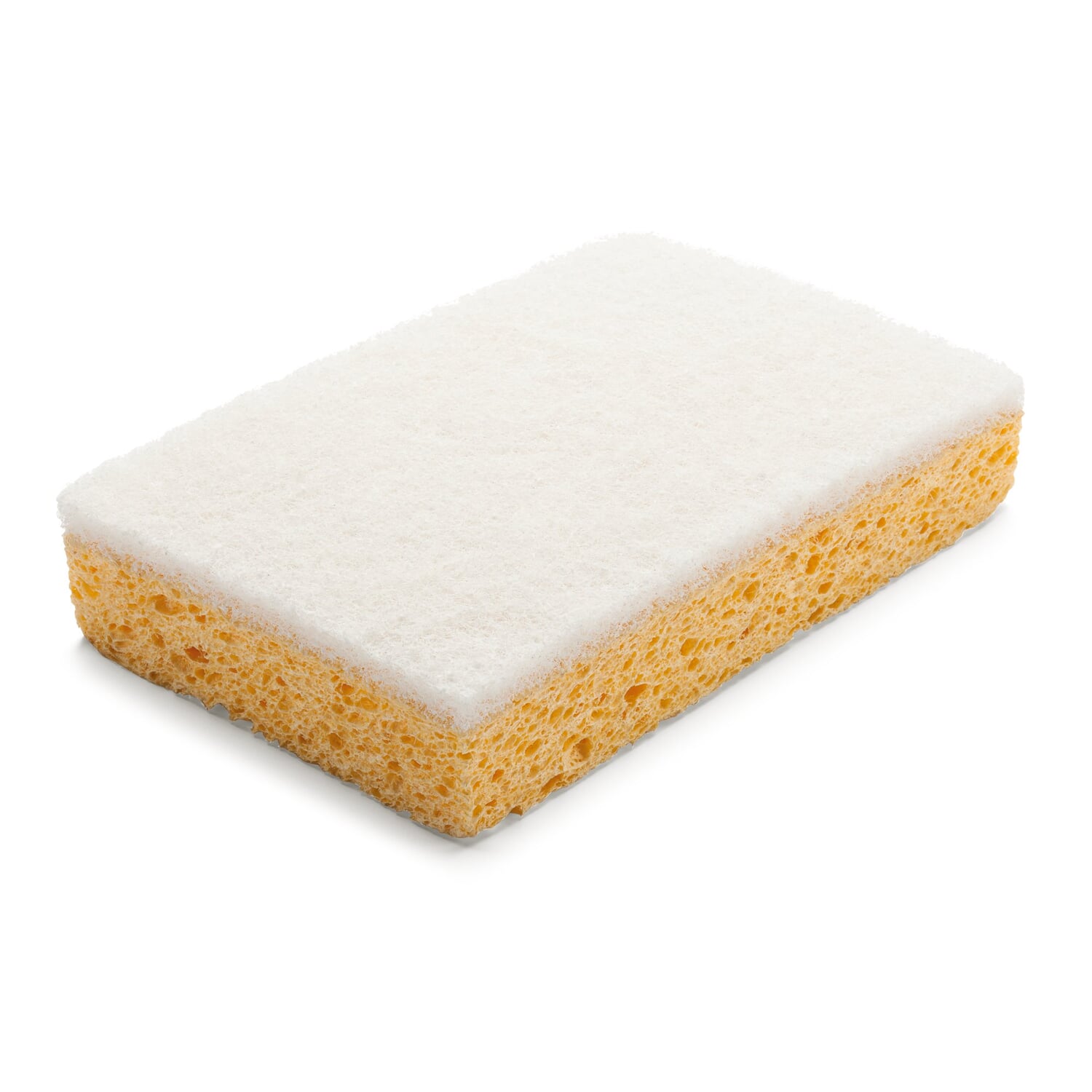 Abrasive sponge cellulose strong