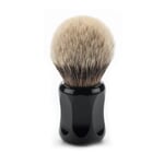 Shaving brush badger hair black Large