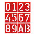 House number Spiekermann Industrial Pure red RAL 3028 0