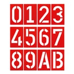 Numéro de maison Spiekermann Industrial Rouge pur RAL 3028 B