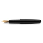 Pocket fountain pen aluminum Black F