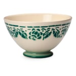 Ceramic Latte Bowl Forest green