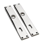 2 Die-Cast Zinc Backplates