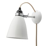 Væglampe i benporcelæn Naturen Kabel + kontakt