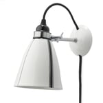 Wall lamp Bone China Line decor Cable + Switch
