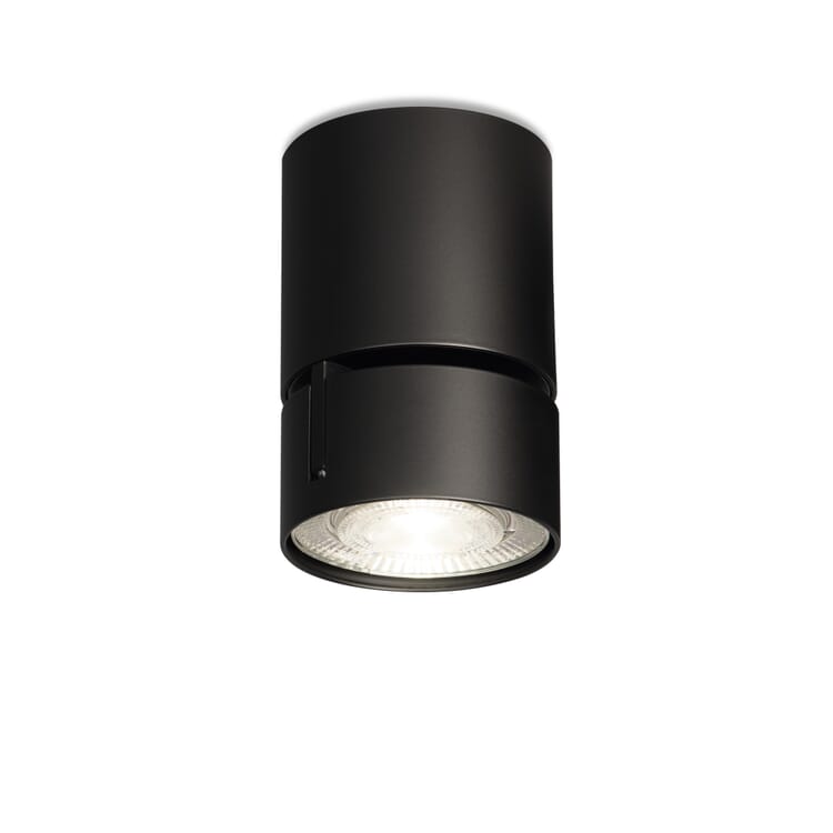 Proyector de superficie Wittenberg, RAL 9005 Negro intenso