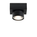 Faretto a superficie Wittenberg RAL 9005 Nero intenso