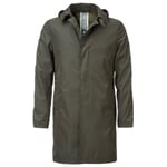 Herrenmantel Recycling-Polyester Oliv