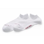 Chaussettes de sneakers unisexes Blanc