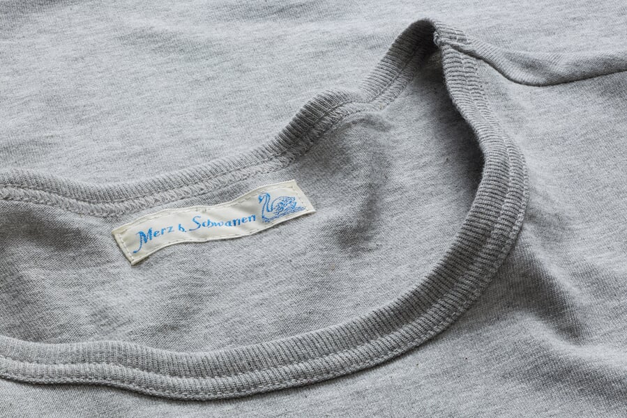 T-shirt 1950 Grey melange, close-up