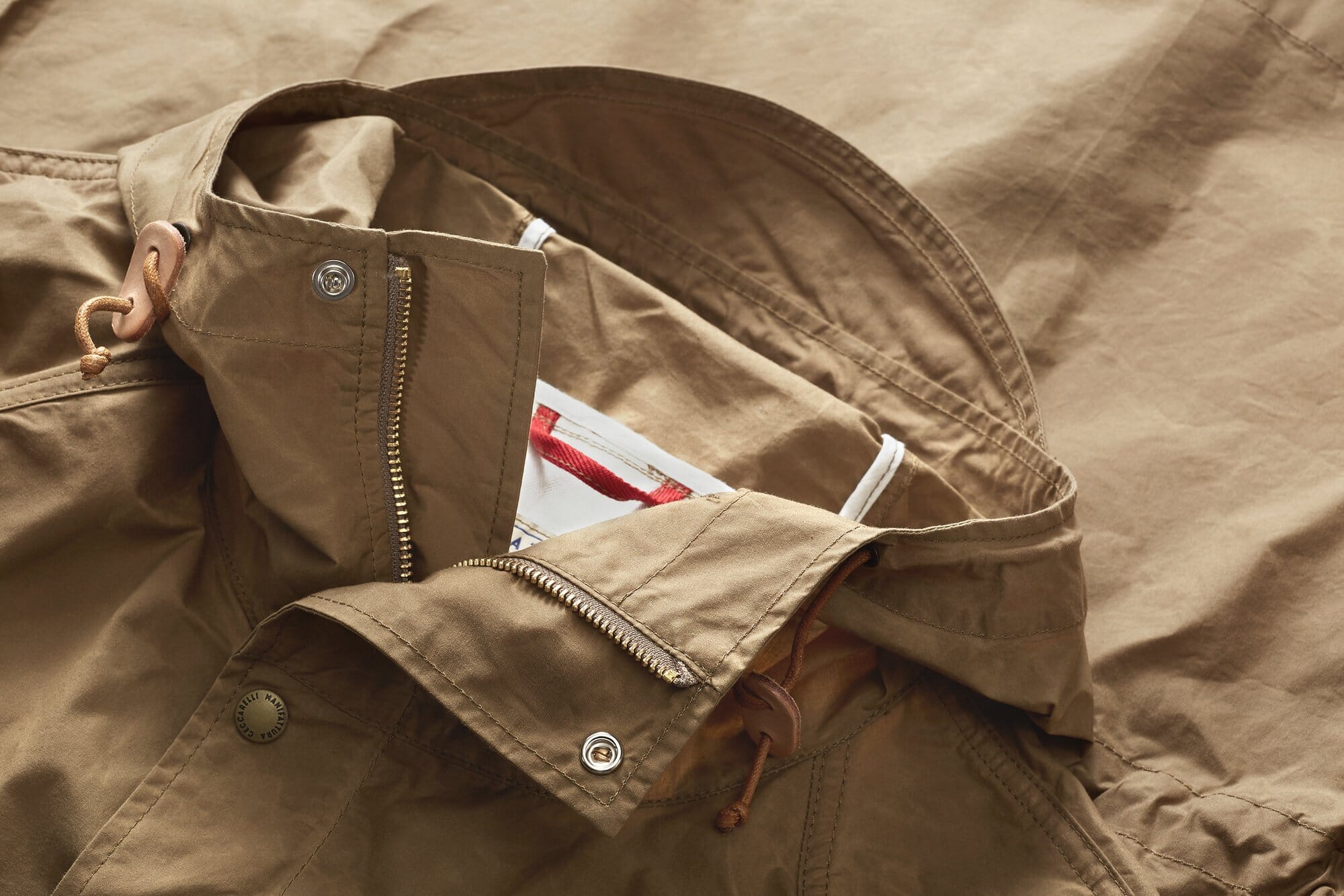 Herrenjacke ungefüttert, Khaki | Manufactum