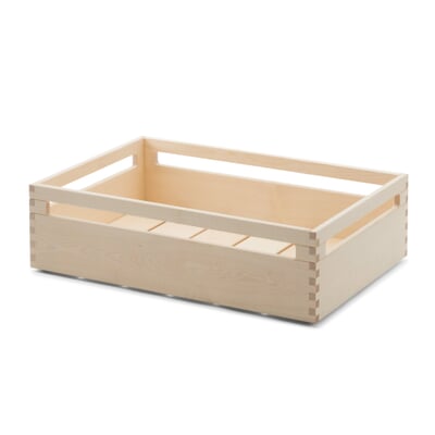 Classic Wooden Crate- Small - Sterling Maple