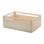 Stacking Crate Made of Maple Wood Height 16 cm
