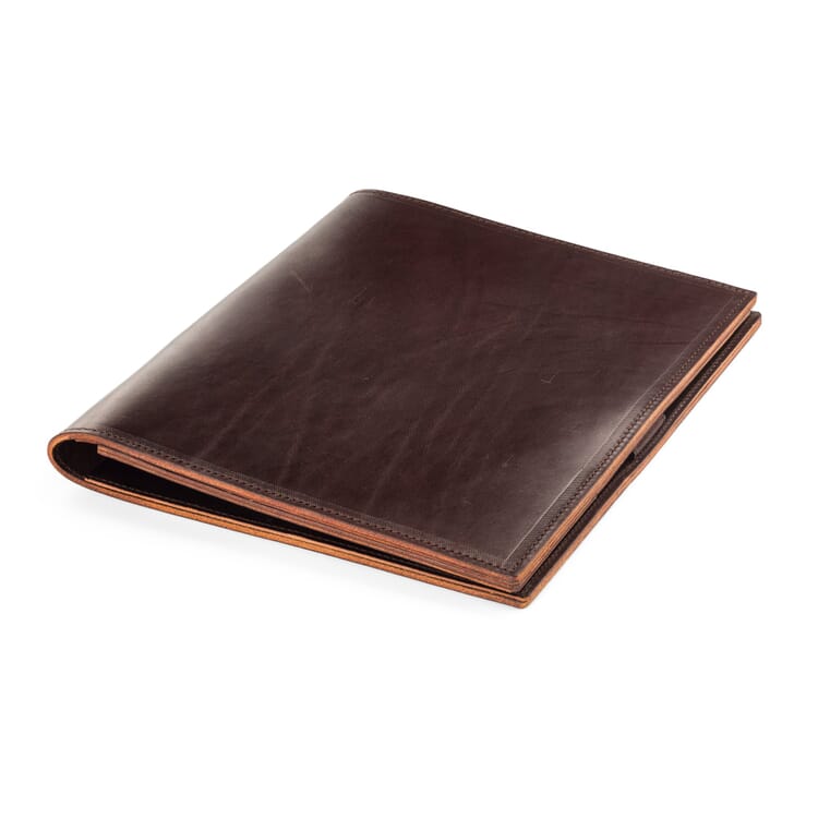 Conference and project folder cowhide leather