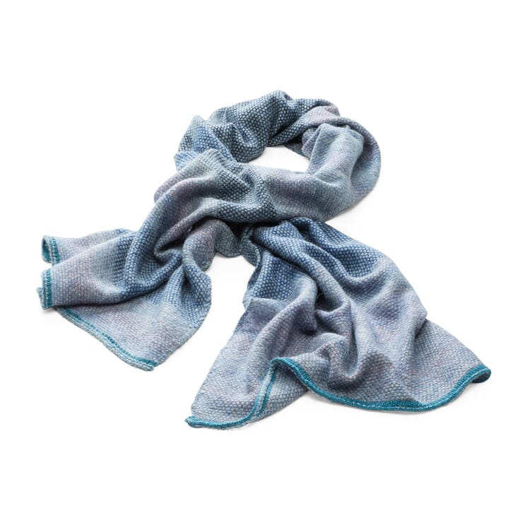 Ladies scarf, Blue tones
