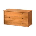Drawer Unit 40 With 3 drawers Cherrywood-Coloured