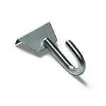 Universal hook bar stainless steel 1 hook