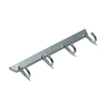 Universal hook bar stainless steel 4 hooks