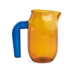 Glass jug Jug Small Brown / Blue