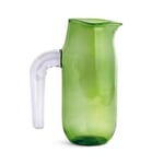 Glass Jug “Jug” Large Green and Clear