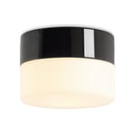 Wall and ceiling lamp cylinder LED Four Black / Matte