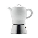Espressoapparaat met porseleinen pot