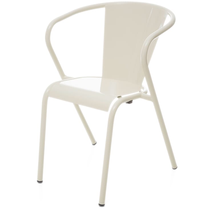 Chaise Estoril, RAL1013 Blanc perlé