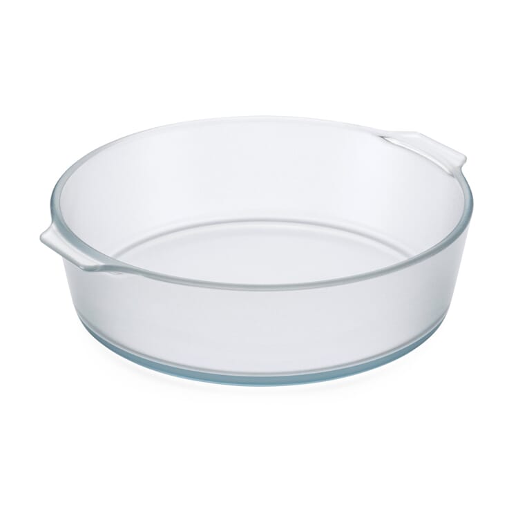 Casserole dish glass ceramic coating